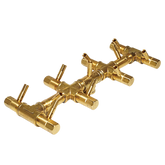 Photo of Tree-Style Linear Crossfire Brass Burners - Marquis Gardens